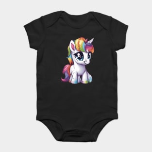 Baby Rainbow Unicorn Baby Bodysuit